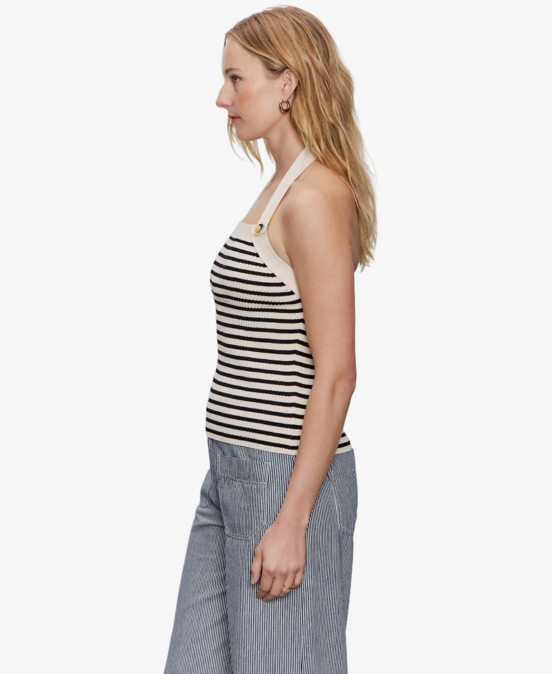 Sanctuary Women's Sunkissed Rib Halter Neck Top