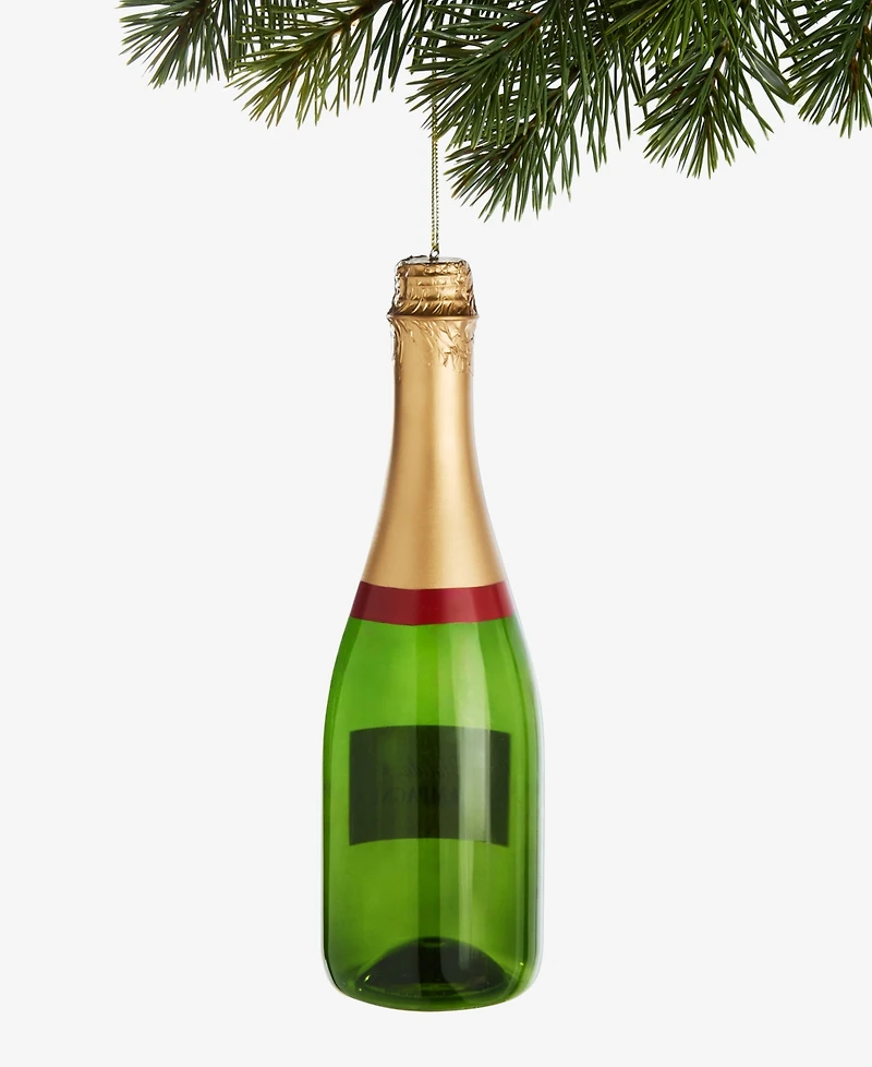 Holiday Lane Oversized Champagne Bottle Ornament, Macy's Exclusive