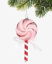 Holiday Lane Sugar Plum Bow-Trim Lollypop Ornament, Macy's Exclusive