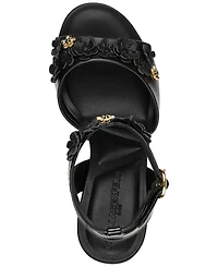 Karl Lagerfeld Paris Women's Kallie Peep Toe Sandals