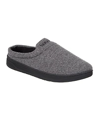Isotoner Men's Heathered Knit Brady Clog Slippers