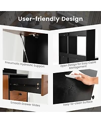 Kitchen Pantry with 3 Storage Cabinets and Deep Drawers – Stylish Functional for Your