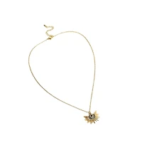 Sohi Women's Half-Sol Pendant Necklace