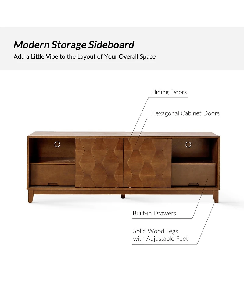 Modern Sam 72" Tv Stand for TVs up to 78"