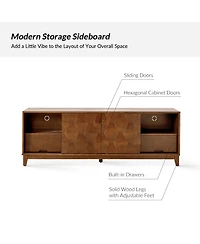 Modern Sam 72" Tv Stand for TVs up to 78"