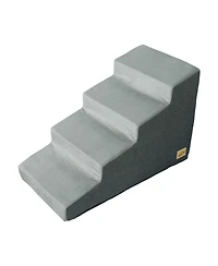 Bingopaw 4-Step Non-Slip Sponge Dog Stairs for Small Dogs
