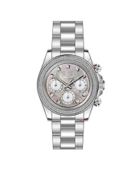 Invicta Women's 48756 Elite Diamond Quartz Chronograph Pink, White Dial Watch