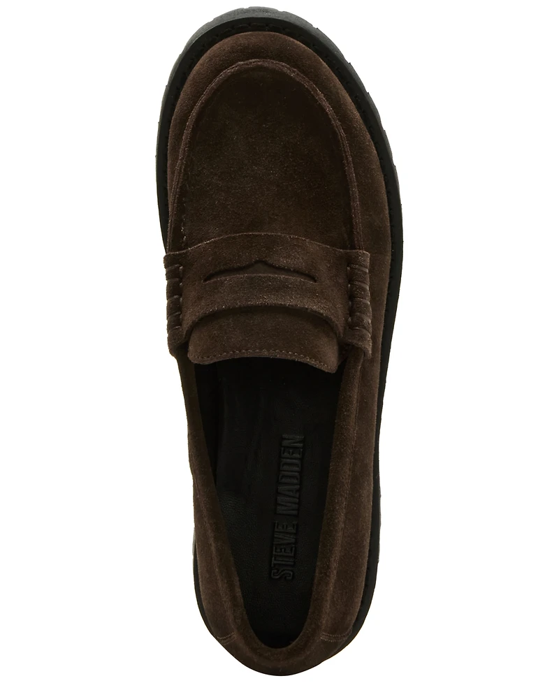 Steve Madden Women's Langsten Lug-Sole Tailored Loafers