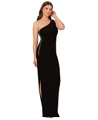 Adrianna Papell Women's One-Shoulder Embellished Gown