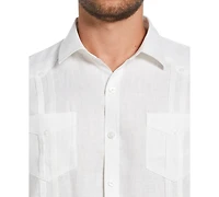 Cubavera Men's 100% Linen Long Sleeve 4 Pocket Guayabera Shirt