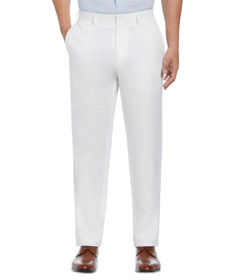 Cubavera Men's Linen Blend Flat Front Pant