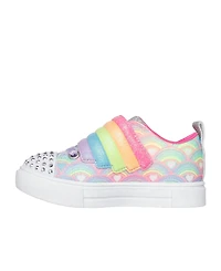 Skechers Toddler Girls Twinkle Toes: Twinkle Sparks - Cloud Cutie Light-Up Fastening Strap Casual Sneakers from Finish Line
