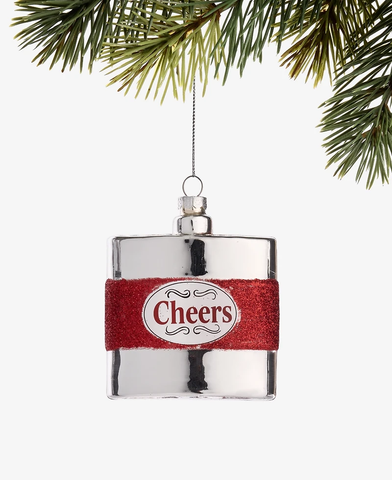 Holiday Lane Spirits Cheers Flask Ornament, Macy's Exclusive