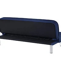 Serta 66.1" Polyester Trinity Convertible Futon