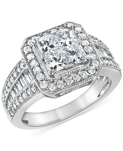 Diamond Engagement Ring (1-5/8 ct. t.w.) in 14k White Gold