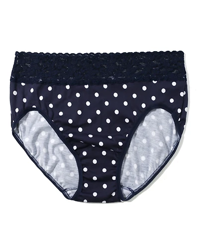 Hanky Panky Women's Printed Supima Cotton French Brief Panty