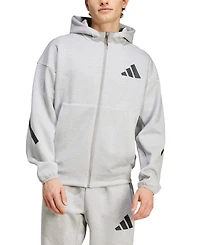 adidas Men's Full Zip Hooded Sweatshirt
