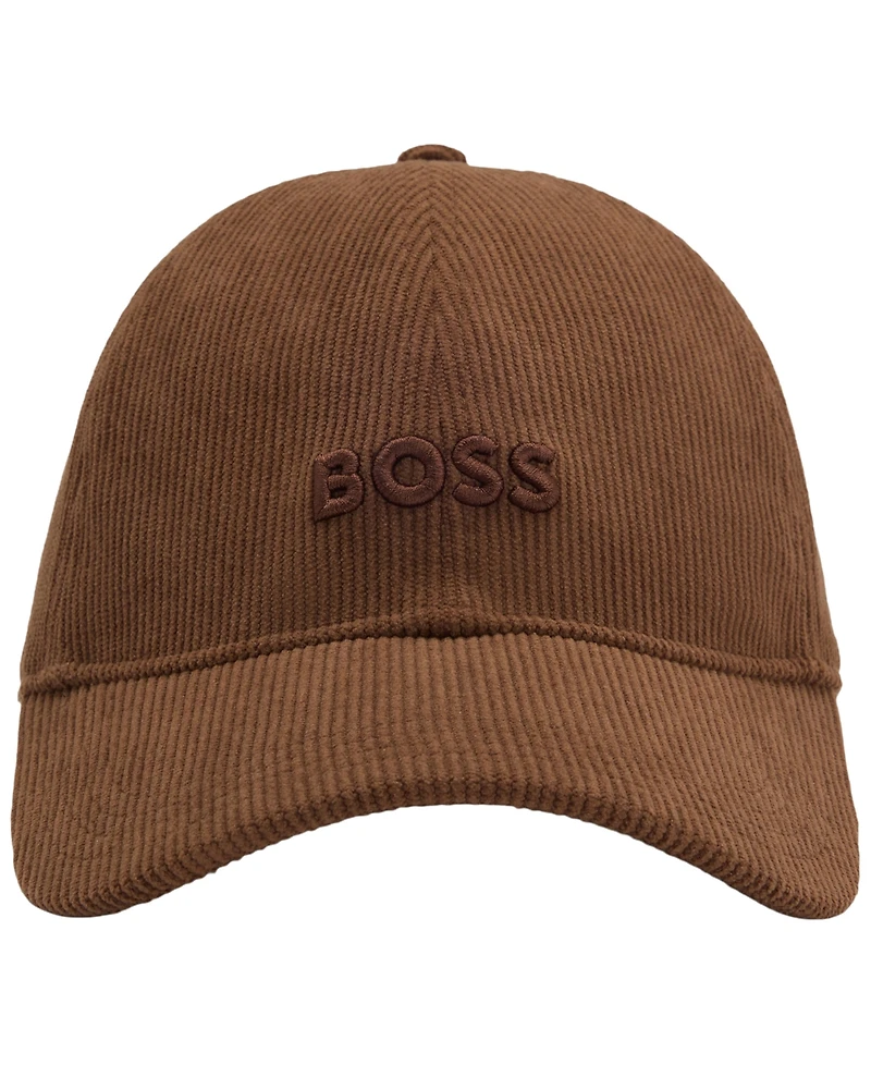 Boss by Hugo Boss Men's Embroidered Logo Corduroy Hat