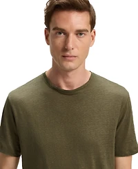 Hugo Boss Beckham x Men's Soft Linen Regular-Fit T-Shirt