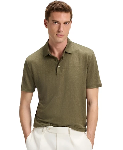 Hugo Boss Beckham x Men's Linen Regular-Fit Polo Shirt