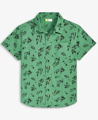 Epic Threads Little & Big Boys Printed Cotton Shirt, Exclusively at Macy's