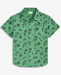 Epic Threads Little & Big Boys Printed Cotton Shirt, Exclusively at Macy's