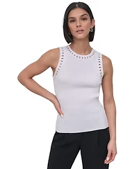 Dkny Petite Knit Sweater Tank Top