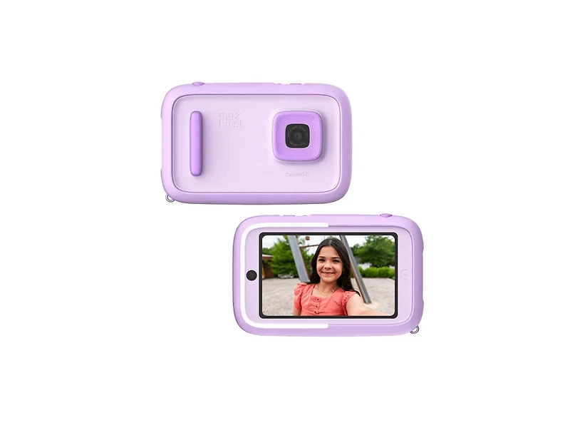 myFirst Camera 50 (Purple) New Ai Editor Camera for Kids, 20MP Photos 1080P Video, Front & Selfie Lens, Birthday Gifts for Boys & Girls Ages 4-15 Port