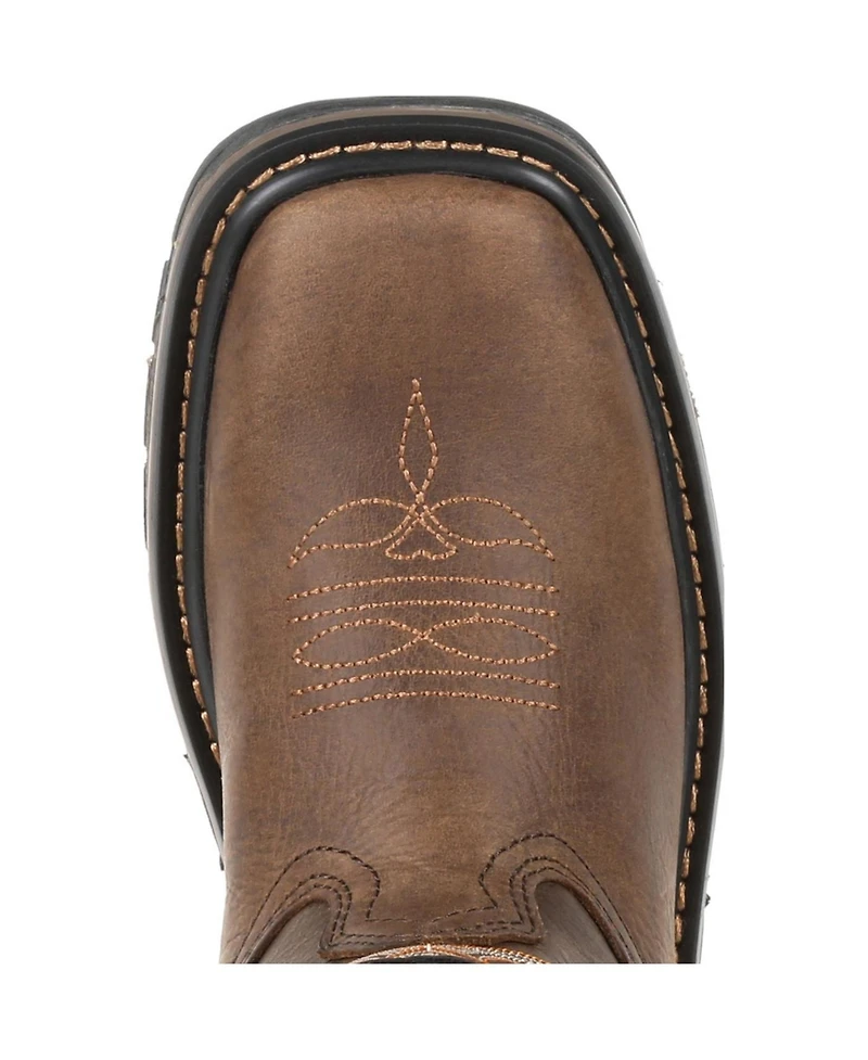Georgia Boot Kids Carbo-Tec Lt Brown Pull-On