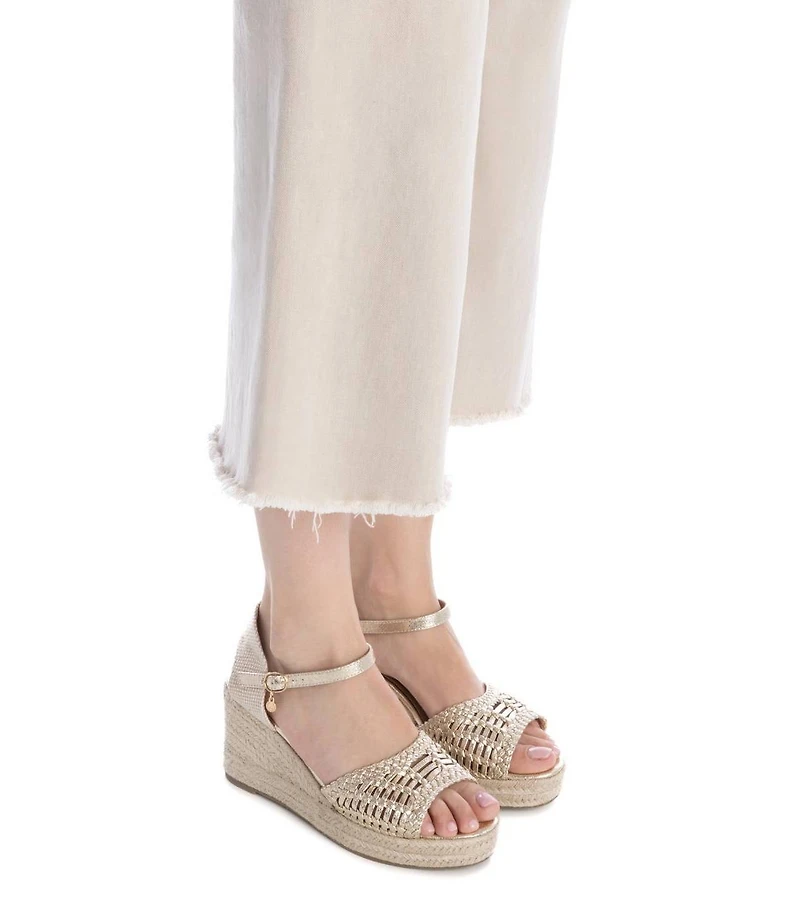 Women's Raffia Wedge Sandals By Xti