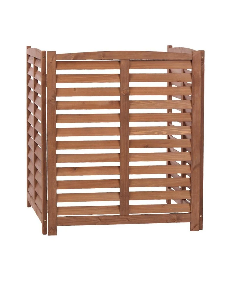 3-Panel Outdoor Ac Fence