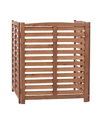 3-Panel Outdoor Ac Fence