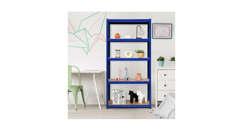 2 Pcs Storage Shelves Garage Shelving Units Tool Utility Shelves