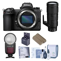 Nikon Z 6II Mirrorless Digital Camera with Nikkor Z 70-200mm f/2.8 Vr S Lens, Bundle with Zoom Li-on X R2 Ttl On-Digital Camera Round Flash Speedlight