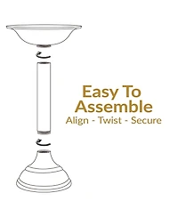 Backyard Beauty Cast Aluminum Metal Bird Bath