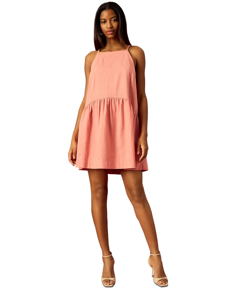 Donna Morgan Women's Square-Neck Sleeveless Mini Dress