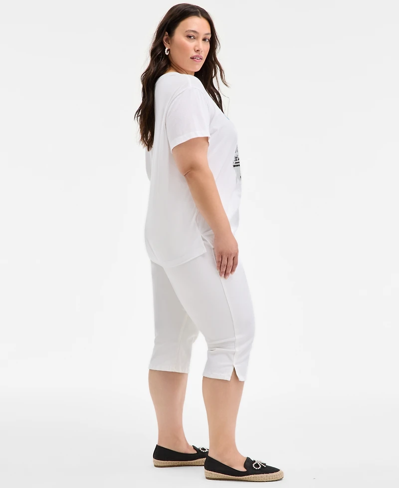 On 34th Trendy Plus Capri Jeans, Exclusively at Macy's
