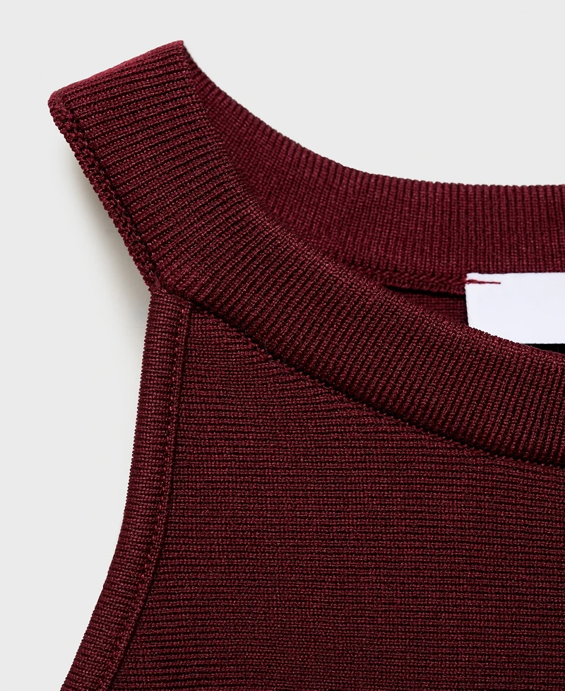 Mango Women's Short Flared Knitted Dress