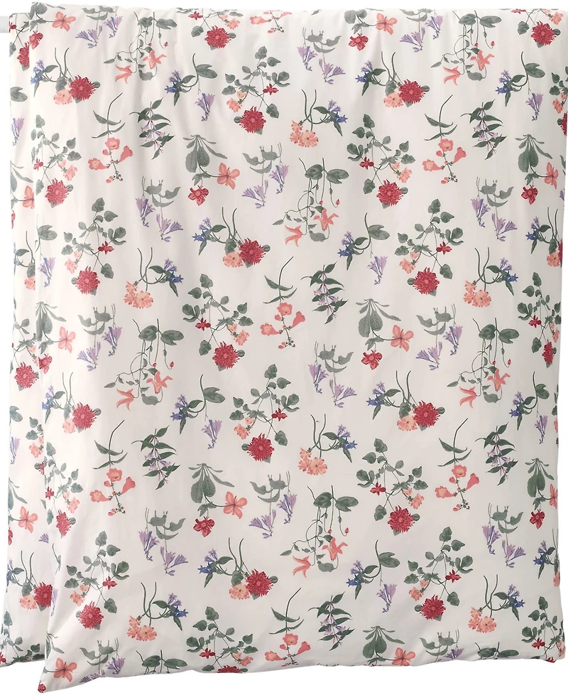 Lands' End 300 Thread Count Cotton Smooth Percale Duvet Bed Cover