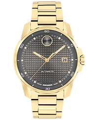 Movado Men's Bold Verso Swiss Automatic Ionic Plated Light Gold Steel Watch, 41mm
