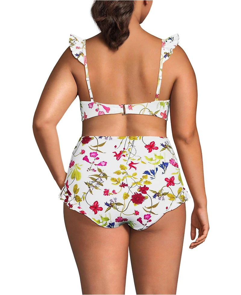 Lands' End Women's Balconnette Underwire Bikini Top
