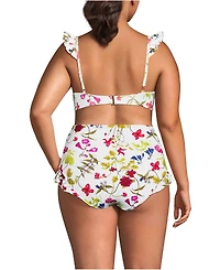 Lands' End Women's Balconnette Underwire Bikini Top