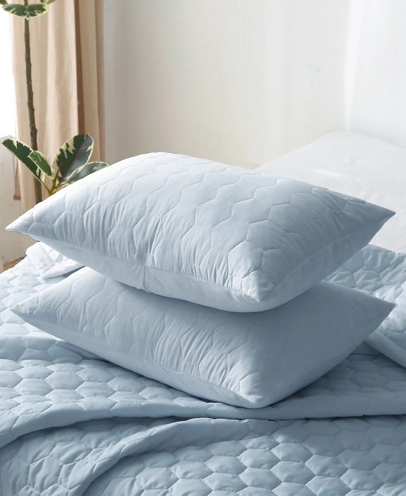 St. James Home Mini Honeycomb Down Alternative Blanket Set