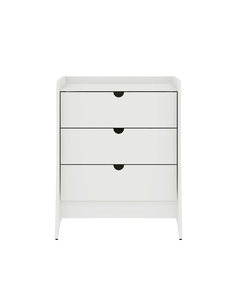 810125809736 182GMC1 Customer Facing Pid Description Manhattan Comfort Coney 34.25" Mid-Century Modern 3-Drawer Dresser