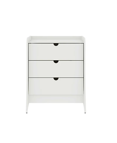 810125809736 182GMC1 Customer Facing Pid Description Manhattan Comfort Coney 34.25" Mid-Century Modern 3-Drawer Dresser