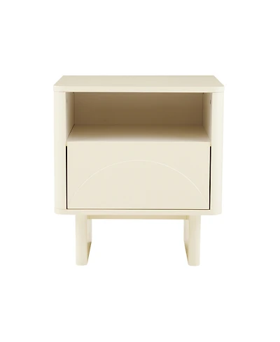 Manhattan Comfort Ella 19.7" Modern 2-Full Extension Drawer Nightstand
