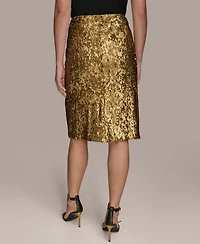 Donna Karan New York Women's Sequin Embellished Pencil Skirt