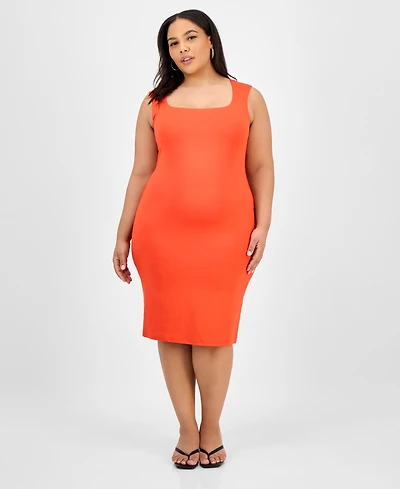 Bar Iii Trendy Plus Tank Dress, Exclusively at Macy's