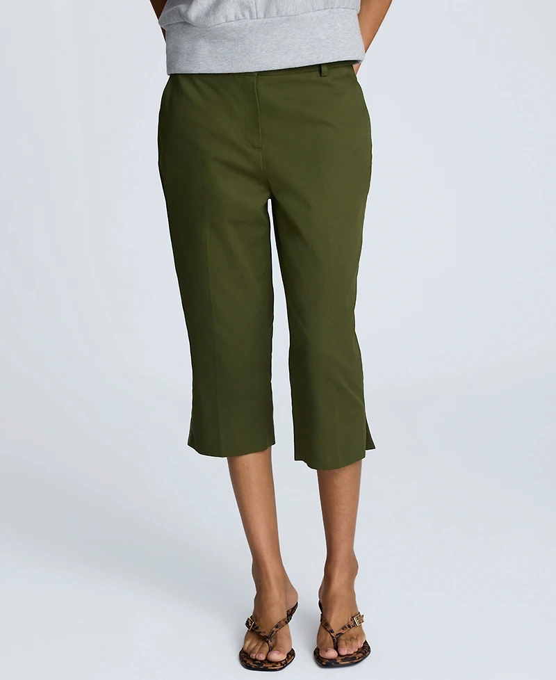 Kenneth Cole Women's Mid-Rise Pedal Pusher Pants