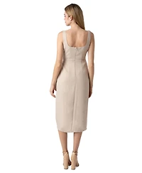 Sam Edelman Women's Side-Tie Midi Dress